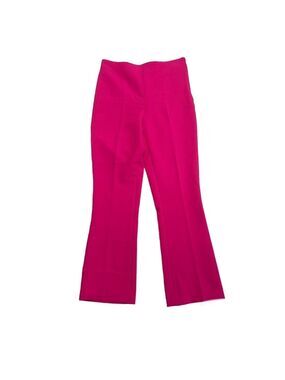 Zara fuchsia magenta hot pink ankle pants side zipper Sz S NWT